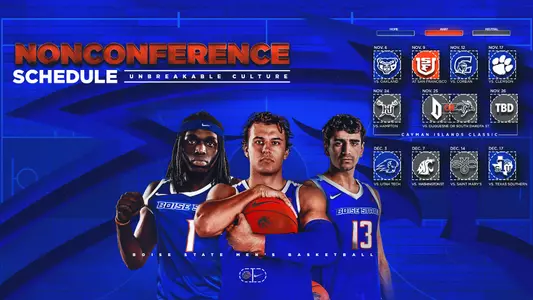 The 2024-25 Boise State men's basketball nonconference schedule
