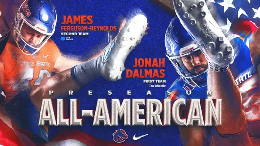 Preseason All-America: Dalmas (first team, The Athletic) and Ferguson-Reynolds (second team, USA Today)