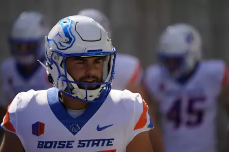 Jonah Dalmas in a game at No. 10/11 Washington in 2023.