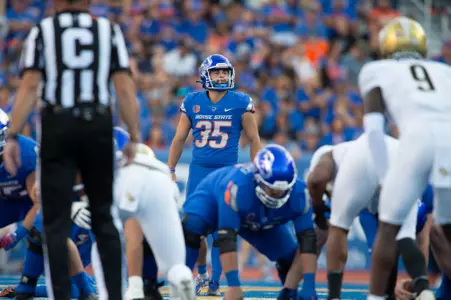 Jonah Dalmas in a game vs. UCF in 2023.