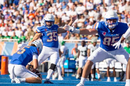 Jonah Dalmas in a game vs. North Dakota in 2023.