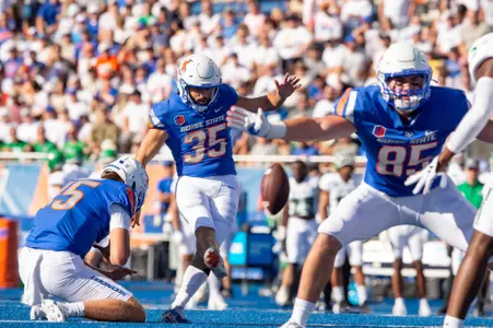 Jonah Dalmas in a game vs. North Dakota in 2023.