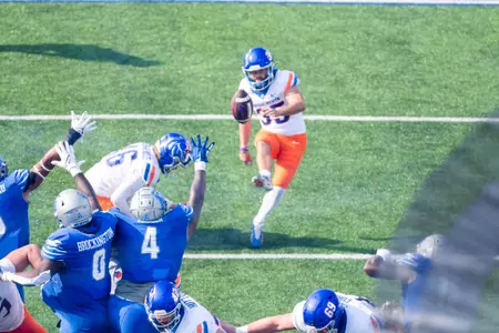 Jonah Dalmas in a 2023 game at Memphis