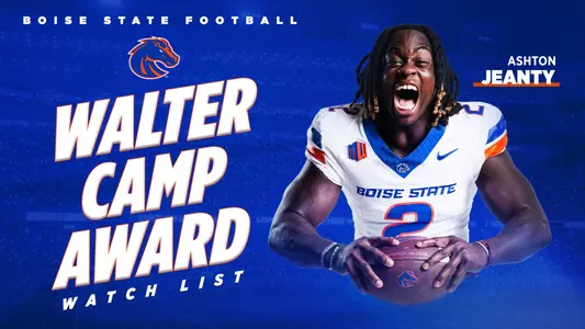 Walter Camp Award Watch List: Ashton Jeanty flexing with football