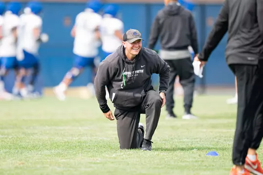 Spencer Danielson at fall camp.