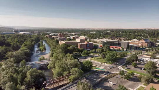 Campus aerials, campus scenes, Matt Crook photo.