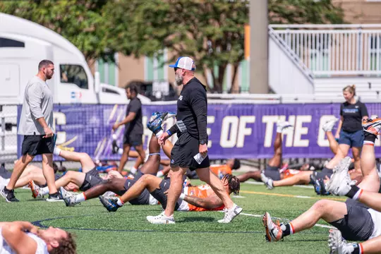 Boise State 2024 Football Fall Camp Practice No. 25 at Calvary Day Sschool Specialty Sports Complex. Photo by Kenna Harbison