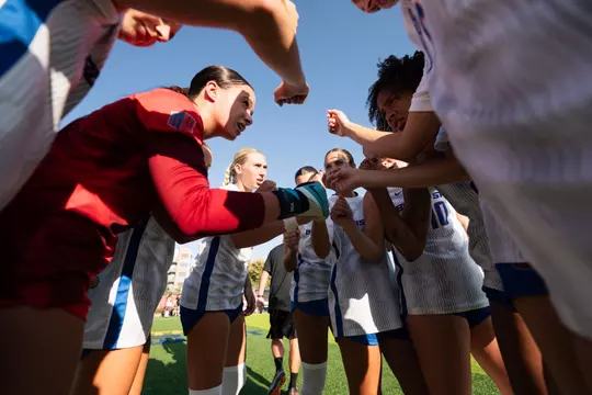 Soccer Team Huddle at UC Riverside