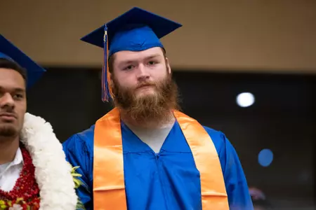 Boise State Football, Graduate recognition, John Kelly photo.