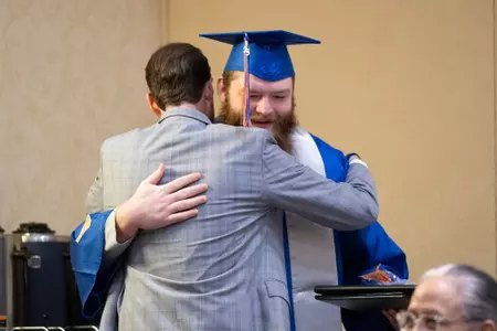 Boise State Football, Graduate recognition, John Kelly photo.