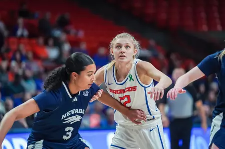 Mary Kay Naro during a free throw against Nevada.