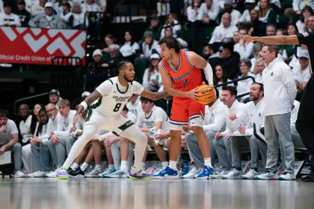 Tyson Degenhart on offense against Colorado State
