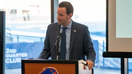 Boise State Athletic Director Jeramiah Dickey