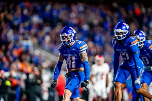 Boen Phelps Celebrates Against New Mexico