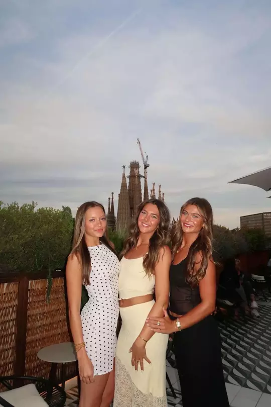 Bridey O’Connor and Addison Wolden in Barcelona, Spain.