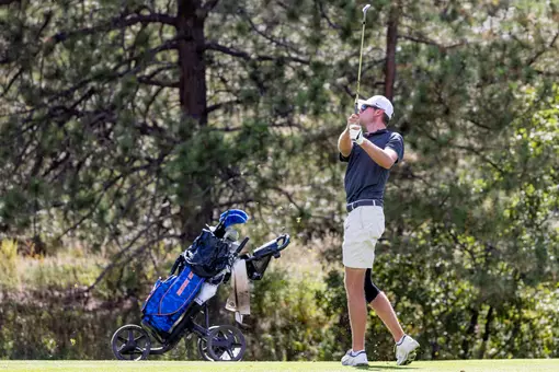 Ryan Meyer watches result of his shot