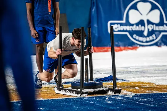 Boise State Football 2025 Team Challenge at Albertsons Stadium. Photo by Kenna Harbison