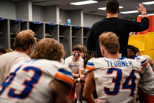Boise State Football 2024 Fiesta Bowl vs Penn State at State Farm Stadium. Boen Phelps (41). Photo by Kenna Harbison