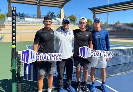 Avery Tallakson, Luke Shields, Carson Baker, and Fabio Martin after the MW Fall Qualifiers