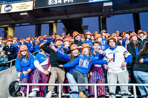 Bronco Nation vs. Colorado State. Photo courtesy of Boise State Athletics.