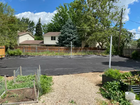 Beach court in progress