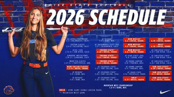 2026 Softball Schedule Announcement