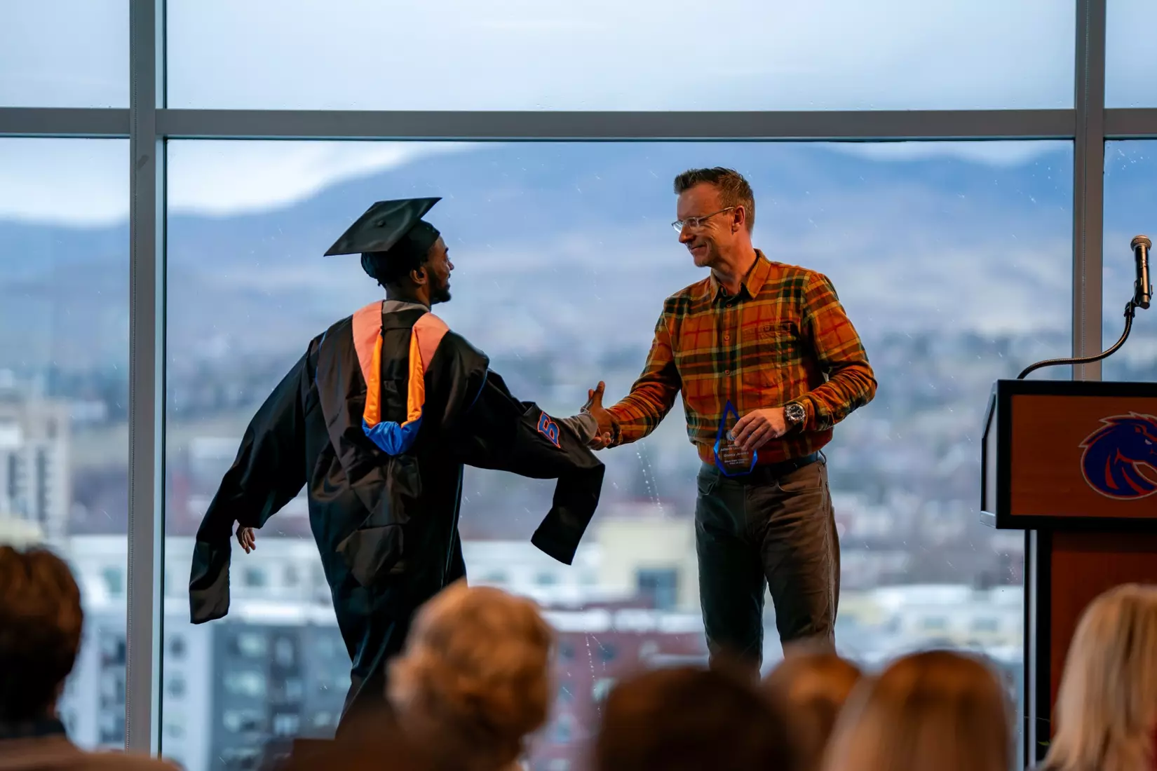Boise State Athletics 2025 Student-Athlete Winter Graduation. Photo by Kenna Harbison