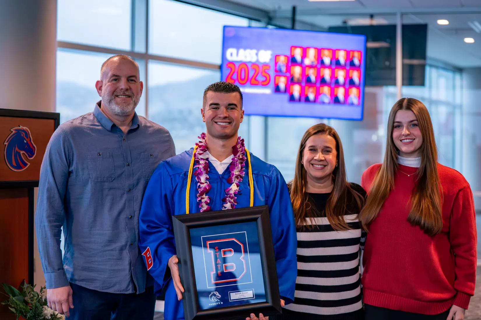 Boise State Athletics 2025 Student-Athlete Winter Graduation. Photo by Kenna Harbison