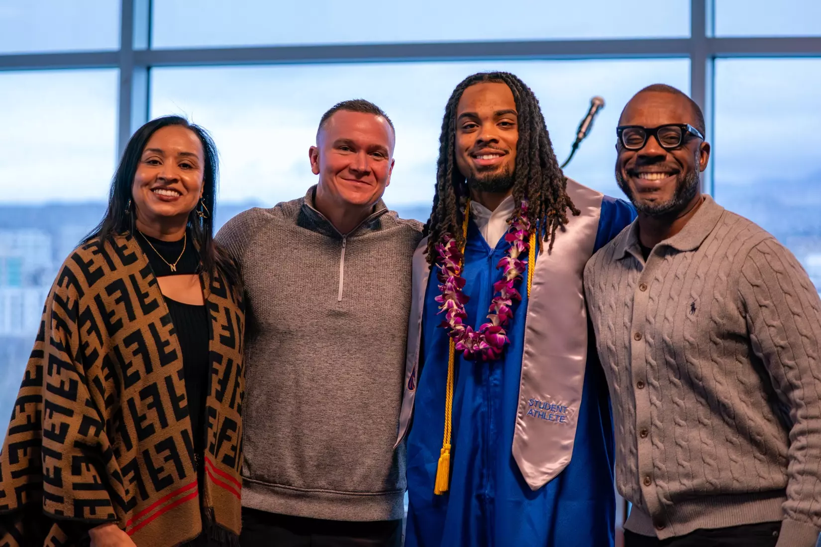 Boise State Athletics 2025 Student-Athlete Winter Graduation. Photo by Kenna Harbison