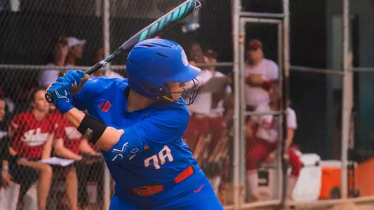 Makenzie Butt prepares to hit against Indiana
