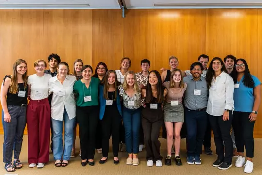 Group photo of students Iowa Biostatistics Camp