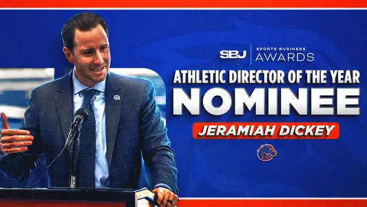 Boise State's Jeramiah Dickey Selected as Nominee for Sports Business Awards