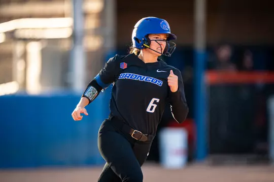 Boise State Softball 2025 vs Idaho State at DonaLarsen Park. Photo by Kenna Harbison