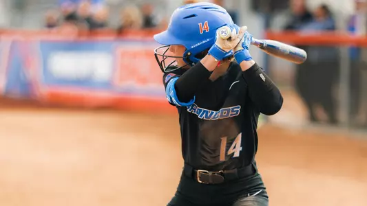 Quinn Southerland prepares to hit against Nevada.