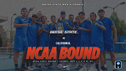 Boise State men's tennis is headed to the NCAA tournament, will play at Cal.