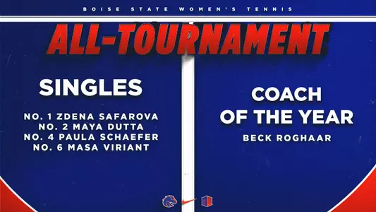 All-Tournament Team graphic for women's tennis