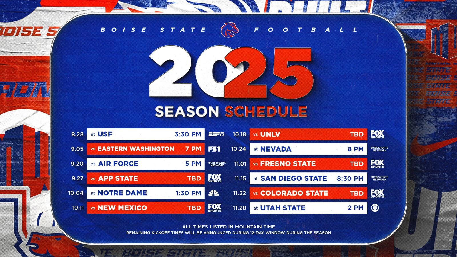 sources - boise state television Images High Quality... Boise State, MW Announce 2025 TV Selections and Kickoff Times - Boise ...