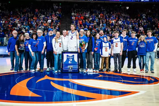 Boise State Men's Basketball 2025 vs Colorado State at Extra Mile Arena. Photo by Kenna Harbison