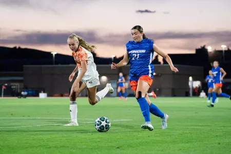 Olivia Collins on the run at Idaho State