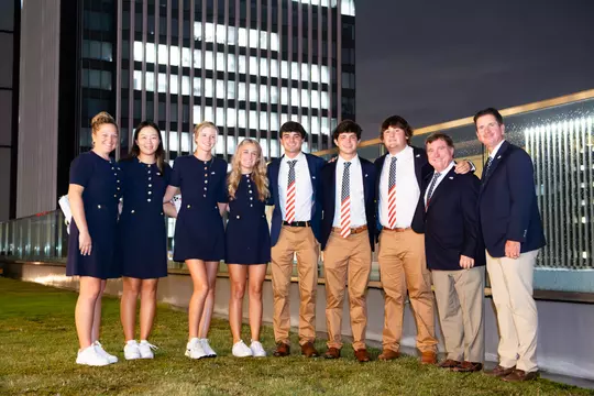 Team USA golfers and staff at Toyota Junior Golf Cup
