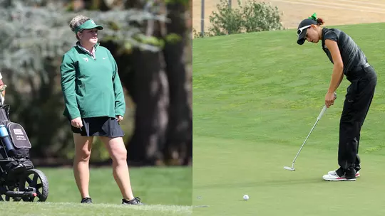 Kailin Downs and Alyssa Waite at Portland State