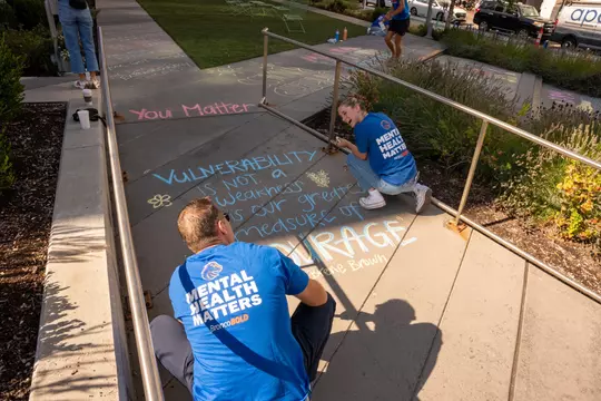 BroncoBOLD's Chalk the Walk Event on Sept. 8, 2025