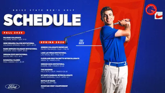 Boise State men's golf 2025-26 schedule