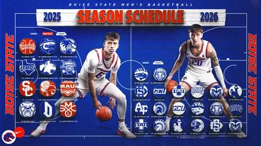 Boise State Men's Basketball 2025-26 Schedule