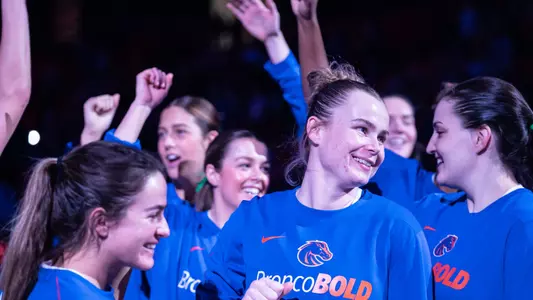 Boise State Women;’s Basketball 2025 vs University of Nevada Reno at Extra Mile Arena. Photo by Kenna Harbison
