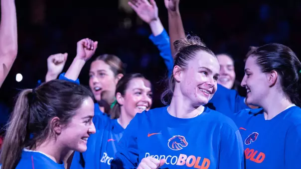 Boise State Women;’s Basketball 2025 vs University of Nevada Reno at Extra Mile Arena. Photo by Kenna Harbison