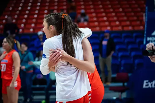 Libby Hutton before a game