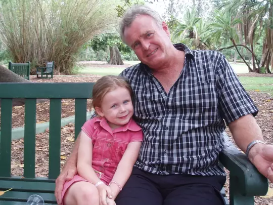 Dani Bayes and her father Leon