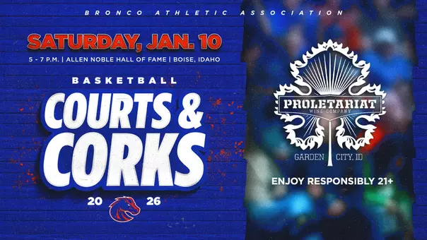 Courts & Corks Wine Experience graphic