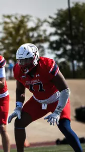 Tyler Ethridge playing football at CSU Pueblo